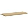 vidaXL Coussin de banc SOEST 100 % polyester Beige 110 x 40 x 5 cm