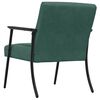 vidaXL fauteuil Vert fonc&eacute; 59 x 75 x 78 cm Velours