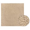 vidaXL Tapis ZIZUR 120x120 cm aspect de jute int&eacute;rieur et ext&eacute;rieur