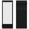 vidaXL Porte-manteau mural avec étagère Chêne noir 70 x 10 x 90 cm