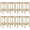 vidaXL Ensemble de bar de jardin 9 pcs Bois de pin imprégné