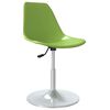 vidaXL Chaises pivotantes &agrave; manger lot de 6 vert PP