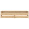 vidaXL Cadre de lit avec tiroirs sans matelas ch&ecirc;ne sonoma 90x200 cm