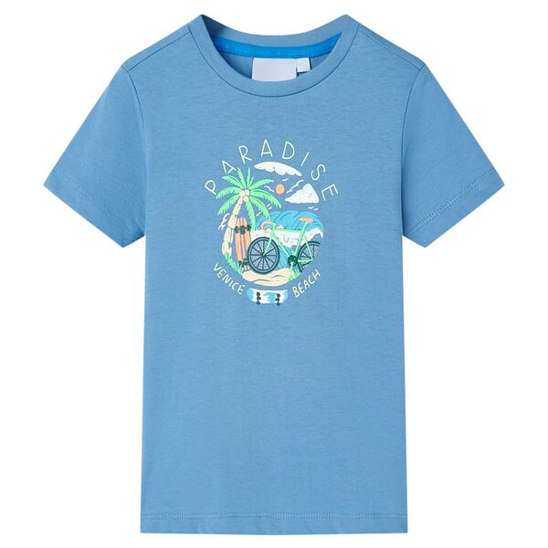 T-shirt pour enfants bleu moyen 116