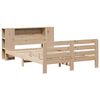 vidaXL Cadre de lit sans matelas 135x190 cm bois de pin massif