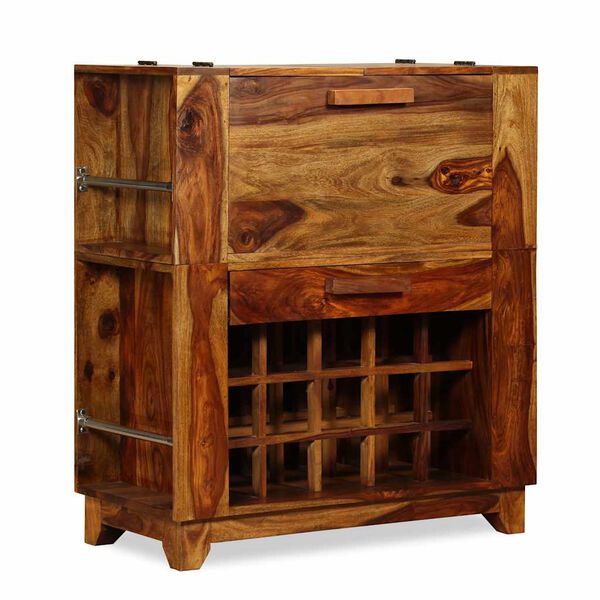 vidaXL Armoire de bar Bois massif 85x40x95 cm