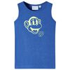D&eacute;bardeur enfant m&eacute;lange bleu 116