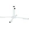 vidaXL Support de parasol Blanc Acier