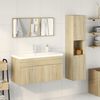 vidaXL Ensemble de meubles de salle de bain 3 pcs ch&ecirc;ne sonoma