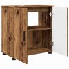 vidaXL Ensemble de mobilier de salle de bain 3 pcs Bois Ancien