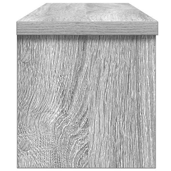 vidaXL &Eacute;tag&egrave;re de cuisine empilable sonoma gris 60x15x16 cm