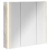 vidaXL Armoire Miroir de Salle de Bain Gris b&eacute;ton 73.5 x 15.5 x 70 cm