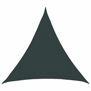 vidaXL Voile d'ombre 2 x 2 x 2 m HDPE Triangulaire Vert fonc&eacute;
