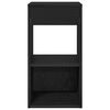 vidaXL Tables de chevet avec tiroir 2 pcs ch&ecirc;ne noir 35x34x66,5 cm