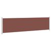 vidaXL Auvent lat&eacute;ral r&eacute;tractable de patio 600x160 cm marron