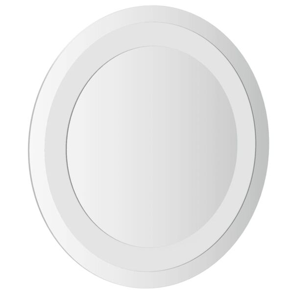 vidaXL Miroir de salle de bain à LED 30 cm rond
