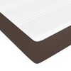 vidaXL Matelas de lit à ressorts ensachés Marron 140x190x20 cm