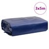 vidaXL B&acirc;che bleu 3x5 m 650 g/m&sup2;