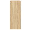 vidaXL Armoires murales 2 pcs ch&ecirc;ne sonoma bois d'ing&eacute;nierie