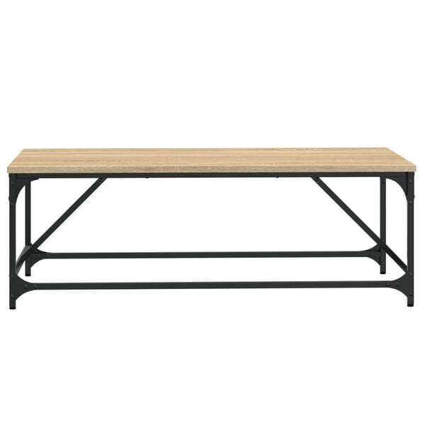vidaXL Table basse Chêne sonoma 100x50x35 cm Bois d'ingénierie