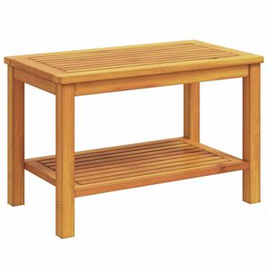 vidaXL Table d'appoint Marron 70 x 40 x 45 cm Bois d'Acacia Massif