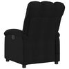 vidaXL Fauteuil inclinable de massage noir tissu