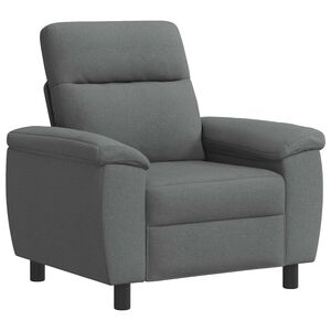 vidaXL Canap&eacute; Gris fonc&eacute; 95 x 90 x 95 cm Tissu