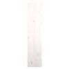 vidaXL Cache-radiateur Blanc 79,5x19x84 cm Bois massif de pin