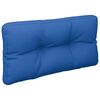 vidaXL Coussins de palette lot de 2 bleu royal tissu