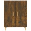 vidaXL Buffet Chêne fumé 70x34x90 cm Bois d'ingénierie
