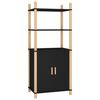 vidaXL Buffet haut Noir 60x40x141 cm Bois d'ingénierie