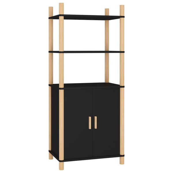vidaXL Buffet haut Noir 60x40x141 cm Bois d'ingénierie