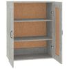 vidaXL Armoire murale suspendue Gris béton 69,5x32,5x90 cm