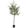 vidaXL Olivier artificiel 700 feuilles 165 cm vert