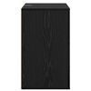 vidaXL Cabinet de chevet Ch&ecirc;ne noir 35 x 50 x 60 cm Bois d'ing&eacute;nierie