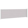 vidaXL Auvent lat&eacute;ral r&eacute;tractable de patio 180x600 cm Gris