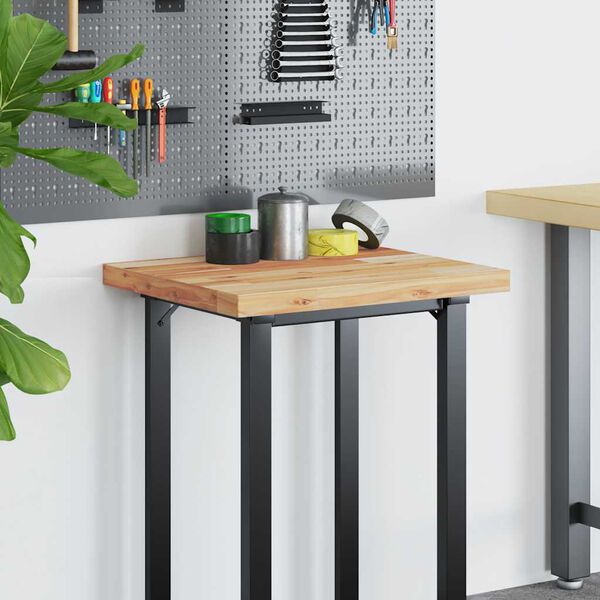 vidaXL Dessus de bureau fini à l'huile 60x50x4cm bois d'acacia massif