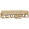 vidaXL Ensemble de canap&eacute;s d'ext&eacute;rieur 7 pc Blanc et Beige