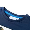 T-shirt pour enfants avec manches courtes bleu fonc&eacute; 116