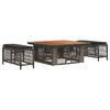 vidaXL Ensemble de salle &agrave; manger pour jardin 3 pc 2 place