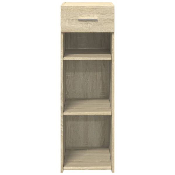 vidaXL Buffet ch&ecirc;ne sonoma 30x42,5x93 cm bois d'ing&eacute;nierie