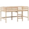 vidaXL Lit superpos&eacute; avec &eacute;chelle et toit sans matelas 80x200 cm