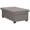 vidaXL Canap&eacute;-lit escamotable Taupe 194 x 50 x 82 cm Contreplaqu&eacute;