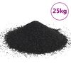 vidaXL Sable pour aquarium 25 kg noir 0,2-2 mm