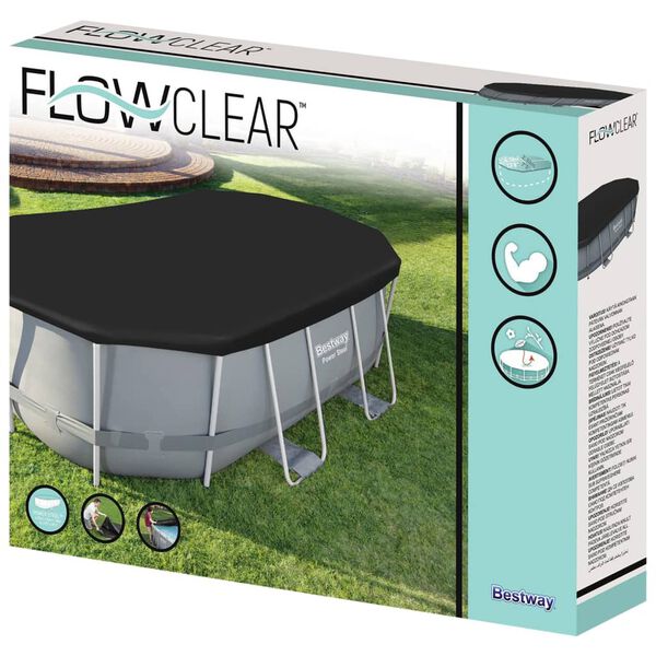 Bestway Couverture de piscine Flowclear 418x230 cm