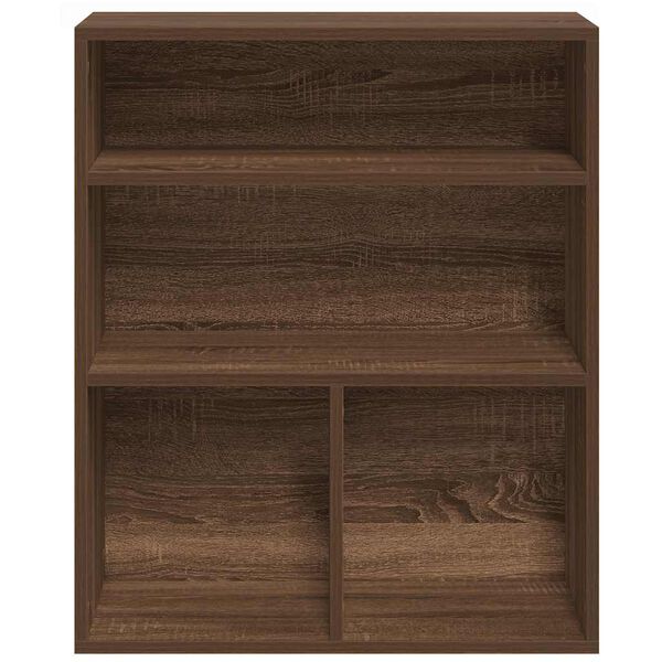 vidaXL Biblioth&egrave;que ch&ecirc;ne marron 60x30x71,5 cm bois d'ing&eacute;nierie