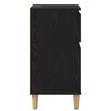 vidaXL Cabinet de chevet Ch&ecirc;ne noir 40 x 35 x 70 cm Bois d'ing&eacute;nierie
