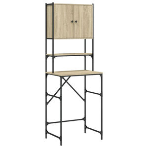 vidaXL Armoire de machine &agrave; laver ch&ecirc;ne sonoma 68x48,5x194 cm