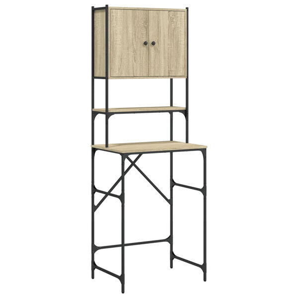 vidaXL Armoire de machine à laver chêne sonoma 68x48,5x194 cm