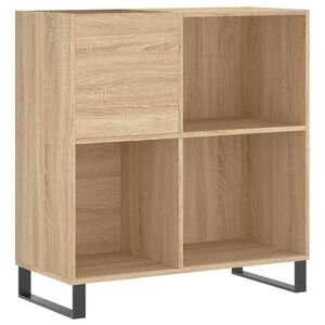 vidaXL Armoire &agrave; disques ch&ecirc;ne sonoma 84,5x38x89 cm bois d'ing&eacute;nierie